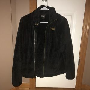 Fuzzy North face jacket